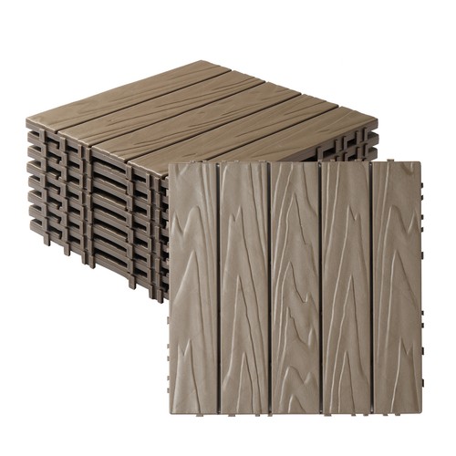 Plastic interlocking deck - interlocking,